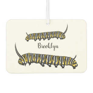 Désodorisant Pour Voiture Illustration Monarch caterpillar