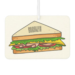 Désodorisant Pour Voiture Illustration Sandwich