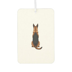 Désodorisant Pour Voiture Illustration vintage de chien de berger allemand v