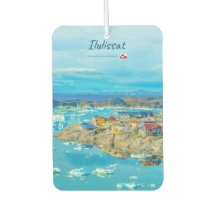 Désodorisant Pour Voiture Ilulissat, Groenland - Ville des Icebergs
