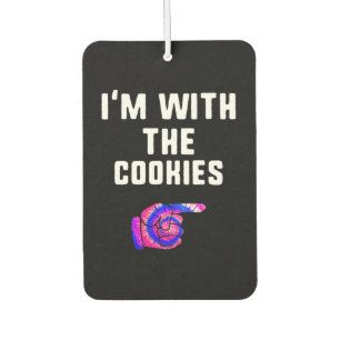 Désodorisant Pour Voiture Im Avec Cookies   Tie Dye Funny Produits