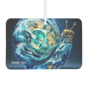 Désodorisant Pour Voiture Imaginaire mignon escargot orage