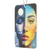 Désodorisant Pour Voiture Imaginaire Mignonne Jour Nuit Visage (Gauche)