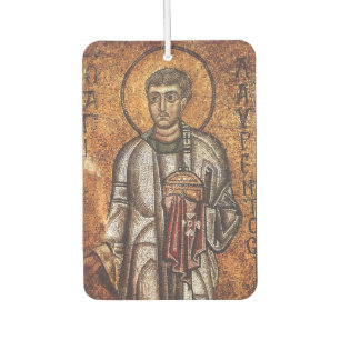 Désodorisant Pour Voiture Impression d'art mosaïque orthodoxe Saint Laurent