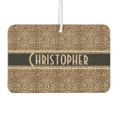 Désodorisant Pour Voiture Impression personnalisée de la peau tache léopard (Devant)