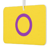 Désodorisant Pour Voiture Indicateur de la fierté intersexuelle (Gauche)