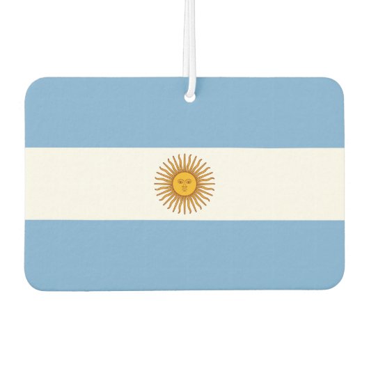 Désodorisant Pour Voiture Indicateur mondial de l'Argentine (Devant)