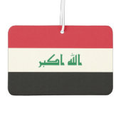 Désodorisant Pour Voiture Indicateur mondial de l'Irak (Dos)