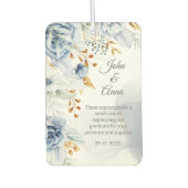 Désodorisant Pour Voiture Invités de mariage Cadeaux souvenir (Devant)