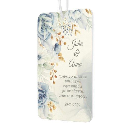 Désodorisant Pour Voiture Invités de mariage Cadeaux souvenir (Gauche)