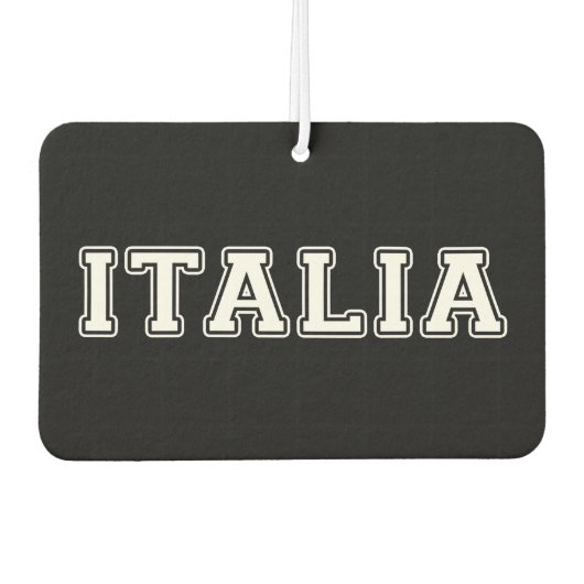 Désodorisant Pour Voiture Italie (Devant)