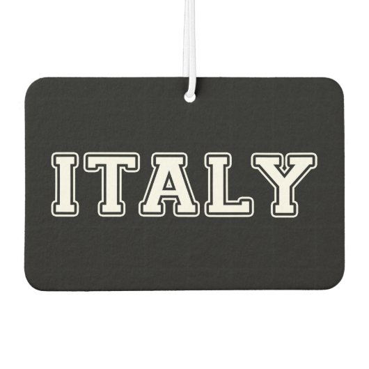 Désodorisant Pour Voiture Italie (Devant)