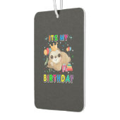 Désodorisant Pour Voiture Its My Birthday Cute Sloth Birthday Party Costumes (Gauche)