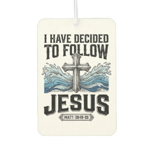 Désodorisant Pour Voiture J'ai décidé de suivre Jésus Vintage Shirt