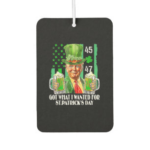 Désodorisant Pour Voiture J'ai eu ce que j'ai Recherché pour la Saint Patric