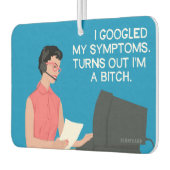 Désodorisant Pour Voiture J'ai fait une auto-recherche ! - Drôle (Gauche)