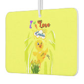 Désodorisant Pour Voiture J'aime Pâques (Gauche)