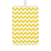 Désodorisant Pour Voiture Jaune Zigzag, Jaune Chevron, Motif géométrique (Dos)