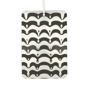 Désodorisant Pour Voiture Jazzy Black and White Meling Zebra Stripes