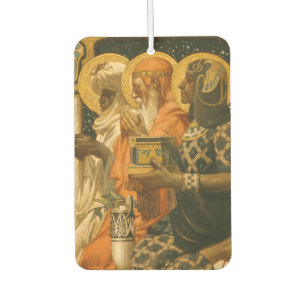 Désodorisant Pour Voiture JC Leyendecker Trois Sages Vintage Noël