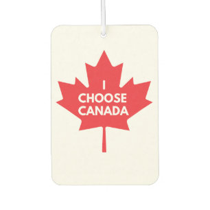 Désodorisant Pour Voiture Je choisis Canada Air Freshener
