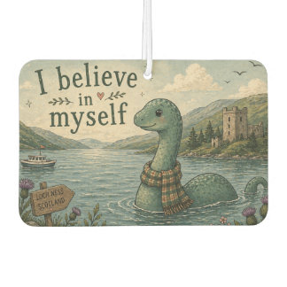 Désodorisant Pour Voiture Je crois en moi-même Loch Ness Monster fantaisiste