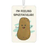 Désodorisant Pour Voiture Je me sens une pomme de terre pudtaculaire (Dos)