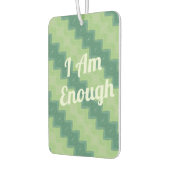 Désodorisant Pour Voiture Je suis assez frais Mint Air Freshener Affirmation (Gauche)
