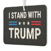 Désodorisant Pour Voiture Je Suis Avec Trump American Flag (Gauche)