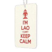 Désodorisant Pour Voiture Je suis Lao je ne peux pas garder le calme (Gauche)