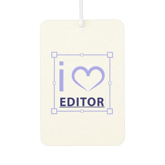 Désodorisant Pour Voiture Je suis rédacteur (Devant)