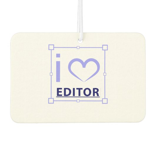 Désodorisant Pour Voiture Je suis rédacteur (Devant)