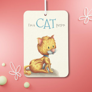 Désodorisant Pour Voiture Je suis un chat mignon Illustré