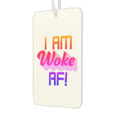 Désodorisant Pour Voiture Je suis Woke AF ! (Gauche)