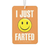 Désodorisant Pour Voiture Je Vais Juste Farnienter Drôle (Dos)