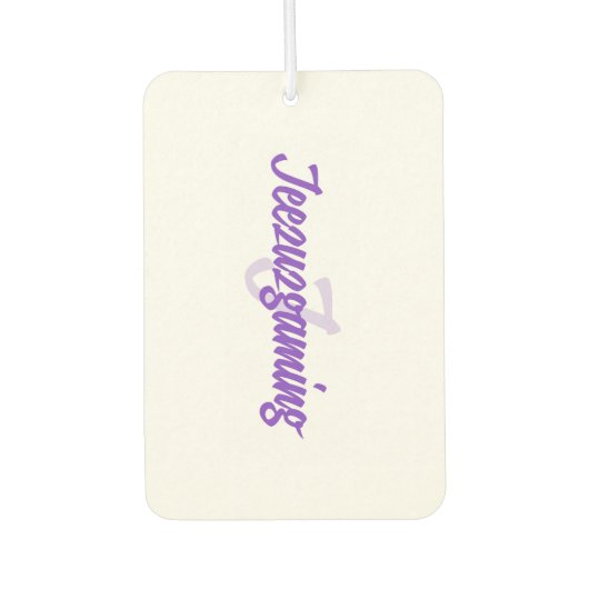 Désodorisant Pour Voiture JeezuzGaming (Devant)