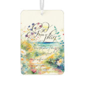 Désodorisant Pour Voiture Jérémie 29:11 Dieu a un plan (Dos)