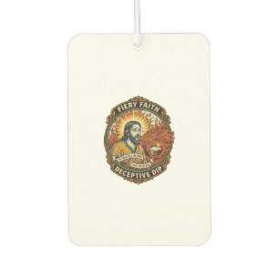 Désodorisant Pour Voiture Jésus Brûlant Bouche Super Épicé Dip de Fête Humou