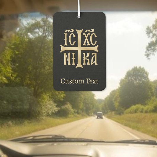 Désodorisant Pour Voiture Jesus Christ Conquers Emblem