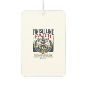 Désodorisant Pour Voiture Jésus courant Marathon Vintage Shirt Chrétien Gra