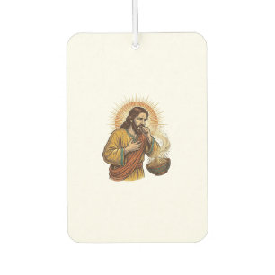 Désodorisant Pour Voiture Jésus étouffé par miette de croustille de tortilla