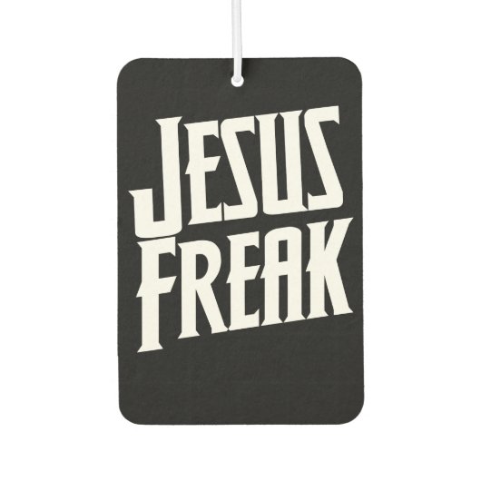 Désodorisant Pour Voiture Jesus Freak (Devant)