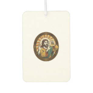 Désodorisant Pour Voiture Jesus Selfie Accidentel avec la Caméra Frontale et