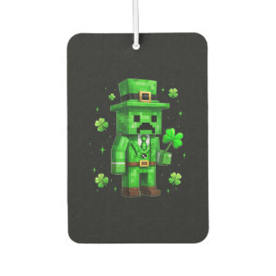 Désodorisant Pour Voiture Jeu vidéo drôle de la Saint-Patrick sur le Leprech