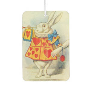 Désodorisant Pour Voiture John Tenniel Le lapin blanc