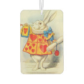 Désodorisant Pour Voiture John Tenniel | Le lapin blanc (Dos)