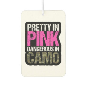 Désodorisant Pour Voiture Joli en rose, dangereux à Camo