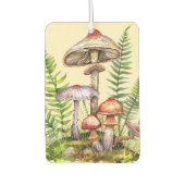 Désodorisant Pour Voiture Jolie forêt champignons Ferns (Devant)