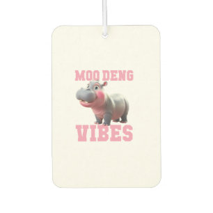 Désodorisant Pour Voiture Jolie MOO DENG VIBES Seulement Baby Hippo Kinderga