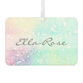 Désodorisant Pour Voiture Jolie Parties scintillant Holographique Iridescent (Dos)